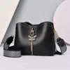 Evening Bags Women White Handbag Designer Butterfly Tassel PU Leather Messenger Bags Ladies Crossbody Female Tote Shoulder Bag 220913