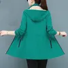 Kvinnans jackor f￶rdubblar vindbrytare Kvinnor Autumn Coat Korean L￶st 220823