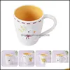 Canecas P￡scoa de P￡scoa Coffee Coffee Copo Caneca Ador￡vel Droga Droga 2021 Home Garden Cozinha Barra de jantar Drinkware Carro