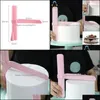 Baking Pastry Tools Adjustable Practical Diy Cake Scraper Edge Side Smoother Polisher Decorating Fondant Sugarcraft Mol Packing2010 Dhzbs