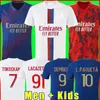 Ol 22 23 Lyon Soccer Jersey L Paqueta Aouar Cherki Dembele Tko Ekambi Lepenant Tolisso 2022 2023 Lyonnais Home Equipment Maillot de Foot Football koszulki