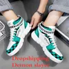 Klywoo Demonslayer Drop Anime Shoes Men Women Streetwear Cosplay Sneakers 220819