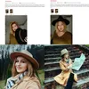 Women Hat Hat Luxury Brim Brim grossa Cadeia de ouro Fascinador bege s para homens Panamá Cowboy Fedora S Sombrero Hombre 220819