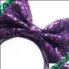 Hair Accessories New Europe Baby Girl Sequins Bowknot Clasp Kids Colorf Hairband Headband Princess Child Dance Performance Acc Mxhome Dhjs2