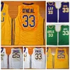 NCAA LSU 33 Ben Shaq Purple basketball jersey 25 Simmons Mens College Basketball Jersey Yellow Stitched