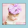 Hair Accessories Kids Girls Big Bow Headwrap Band Baby Girl Cotton Headbands Infant Babies Fashion Hairbands Lovely Children M Mxhome Dhejt