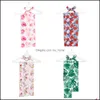 Filtar sv￤ngande blommor trycker p￥ baby muslin swaddle wrap filt wraps barnkammare s￤ngkl￤der handdukande sp￤dbarn inslaget trasa med mxhome dh71i