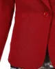 レディースツーピースパンツ秋の女性2ピースシングルボタンブレザー格子縞のパンツファムポケットデザインジャケットズボンTraf Office Lady Outfits 220819 220826
