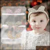 Accessoires De Cheveux 15726 Europe Mode Bébé Filles Bandeau Enfants Florals Oreille De Lapin Bande Élastique Enfants Princesse Chapeaux Hairb Mxhome Dhk3Z