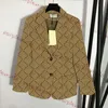 Lady Jacquard Blazers Jacket Shorts Khaki Lapel Neck Coats Creative Pocket Designer Coat Shorts Set