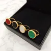 Дизайнер брендов кольца Женщины высококачественные кольцо для женских свадебных вечеринок подарки подарки роскошной классической моды золотые животные кольцо 4 цвета