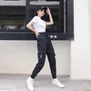 Grandi tasche Pantaloni cargo donna Vita alta Pantaloni larghi streetwear Baggy Pantaloni tattici hip hop Pantaloni da jogging di alta qualità 220819