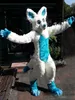 Long Fur Husky Dog Fox Mascot Costume Fursuit Halloween Furry Suit Cartoon Outfits Halloween Party Birthday Dress