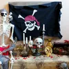 Pirate Capitaine Cosplay Costume Props Chapeau Crochet Main Drapeau Ballons Pour Halloween Enfants Fête D'anniversaire Décoration Fournitures 220819