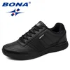 Bona Style Men Casual Shoes Lace Up Bekv￤m mjuk l￤tt yttersula HOMBRE 220819