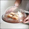 Strumenti per pasticceria da forno Plexiglass acrilico per esposizione torta piatto vassoio per pane con coperchio Tavolo da dessert Er Piatti in legno Consegna drop 2021 Mjbag Dhtsy