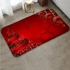 Tapetes de tapete de natal campista de tapete de banheiro banheiro banheiro tapetes de piso interno absorvente rugcarpets de cozinha anti-deslizamento