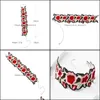 Chokers Fower Chocker Naszyjnik etniczny Rose Element Element Red Flower Haftor Collier Oświadczenie Chic Dhseller2010 DHCSB