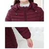 Parka Women Winter Coats Long Cotton Casual Hooded Jackets Ladies Warm Parkas Female Overcoat Coat Removable Hood 220818