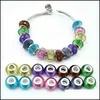 Acrylic Plastic Lucite Bead Charms Ifor Bracelet Fne Beads Round For Making Accessories Gifts Drop Delivery 2021 Jewelry Carshop2006 Dhwbs