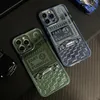 Fashion Transparent Glossy Matte Plating Racing Drift Cases 3D Sports Car Camera Protection Shockproof Back Cover For iPhone 14 13 Pro Max 12 11 XR XS 8 Plus