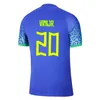 22 23 L. Paqueta Neres Women Soccer Jersey P. Coutinho Firmino G. Jesus Marcelo Pele Home Away Football Shirts Krótkie rękawie