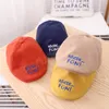 Baby Hat Fashion Boys Berets Solid Color Letter Prints 1-3 Years Kids Sun Hats Soft Cotton Children Cap