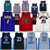 NCAA 1 McGrady North Carolina Basketball Jerseys 33 Pippen Unc Tar Heels 23 Майкл Винс 15 Картер Трейси Джорджтаун Аллен 3 Iverson Vintage