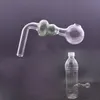 Pipe à fumer colorée en gros Épaisse capiteuse Gourd tuyau de brûleur à mazout en verre creux pour eau dab rig bongs narguilé Downstem tube de boisson clous paille