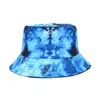 Berets Spring Summer Tribient Tie-Tie-Dye Ducket Hat Men and Women Outdoor Fashion Hip-Hop Murloc Bob Boy Girl Travel Panamaberets