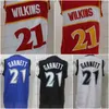 Retro mens basket Kevin Tim Jersey Red Black Duncan Garnett Classic Jerseys White Vintage Throwback Men Outdoor Sports