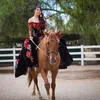 古典的なキンカネラドレスメキシコスタイルオフ肩甘い15ガウンローズフラワーアップルベスティドスDE 16パーティードレス