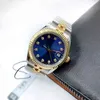 huiya06 étanche 41mm jour date mode hommes femmes montre saphir mécanique montres automatiques bracelet en acier inoxydable décontracté montre-bracelet boîte sacs