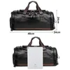 Men Quality Leather Travel Bags Carry on Luggage Duffel Handbag Casual Traveling Tote Large Weekend XA631ZC 220819