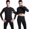 men's Thermal Underwear Velvet Winter Men Tops Thick 2021 Warm Compression Long Sleeve T-Shirts Tight Shirt For Man N8IP#