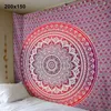 Mandala Bohème Tapis De Yoga Serviette De Plage Écharpe Couverture Indien Tenture Tapis Tapisserie Décoration Murale J220804