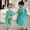 Robes de filles Summer Baby Casual Robe Dentelle Dos Nu Dots Enfants Enfants Princesse Mxhome Drop Livraison 2021 Bébé Maternité Clot Mxhome Dh6Cf