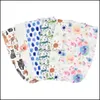 Sacs Slee Nouveau-né Bébé Swaddle Animaux de dessin animé Florals Couverture en mousseline et chapeau Sac de couchage doux avec 2 pièces Ensemble Mxhome Drop Mxhome Dhdaq