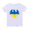 Nowa urocza Ukraina Love T Shirt Ukrainy Słoneflower Art T-shirt HARAJUKU Kids Tshirt Little Boys Girl