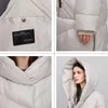 GASMAN Fashion Brand Down Parkas Women s Winter Jacket Women Coat Long Thick Outwear Warm Female M 206 220818