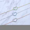 Bangle Designer 2022 925 Sterling Silver Turquoises Stone Hollow Heart Charm Cute Lovely Armband For Women Lover Valentines Gift Jewelry