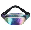 Kadınlar için holografik fannypack serseri çanta kızları bumbag parlak neon lazer crossbody bel çantası açık seyahat su geçirmez bel çantaları spor fitness spor fanny paketi