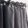 Curtain & Drapes Natural Pure Linen Semi-blackout White Curtains Nordic Grey Cortinas Blinds Shades For Living Room Bedroom Eco Fabrics Cort