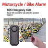 Alarm Systems Waterproof Bike Anti Theft Warning Motorcycle Electric Bicycle Security Lost Remote Control Vibration Detector AlarmAlarm Syst