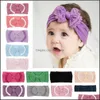 Hair Accessories Europe Fashion Infant Baby Nylon Bowknot Headband Kids Wide Band Tassels Bow Children Headwear Accessory 22 C Mxhome Dhxmo