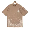 Version Herren Shirt T -Shirt Designer High Amiiriis t Sommer Amerikaner Modemarke Cashew Blossom S IJE1