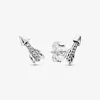 Studs Sparkling Arrows oorbellen Clear CZ Authentiek 925 Sterling Silver Fits European Pandora Style Studs Sieraden Andy Jewel 297828CZ