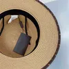 Bai cheng Moda Bucekt Sombrero Gorra Plana Diseñador Sombrero de Paja Marca Clásico Estampado y Letras Verano Mujer Hombre Gorras de béisbol ajustadas