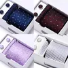 Bow Ties Present Box 100% Silk 65 Färger slipsar Hanky ​​Pocket Squares Cufflink Set Slipsa Male Ivory Polka Dot Easter Daybow