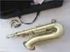 Saxophone ténor Antique Cuivre Sib Sax ténor plat marque VI Sax Instrument de musique professionnel Boutons de perles en laiton avec étuis à anches gratuits